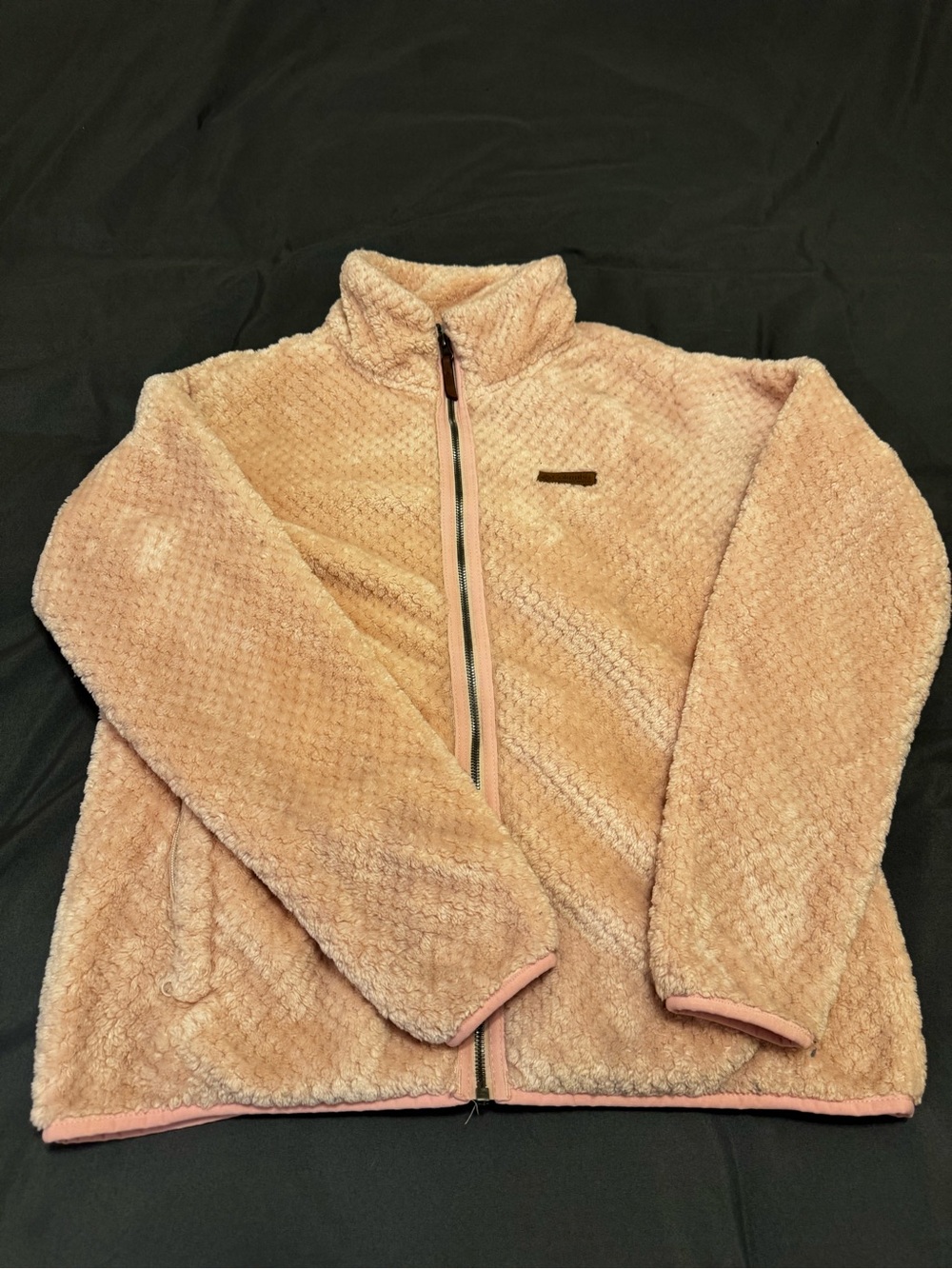 Columbia Pink Plush Full-Zip Jacket